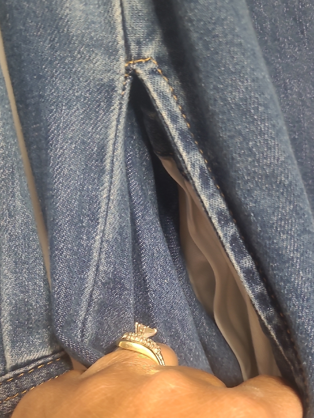 GAP Blue Denim Shirt Dress - Picture 4 of 8